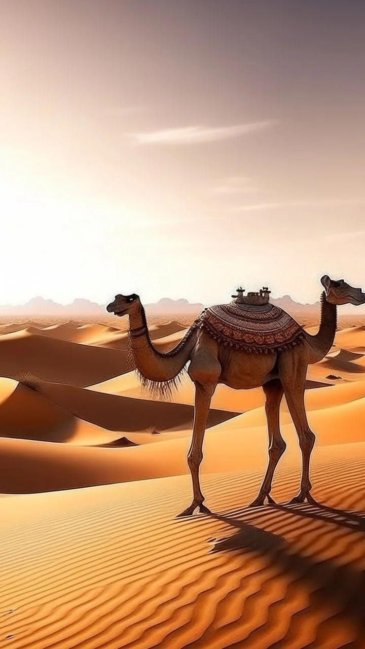 Africa, camel and desert