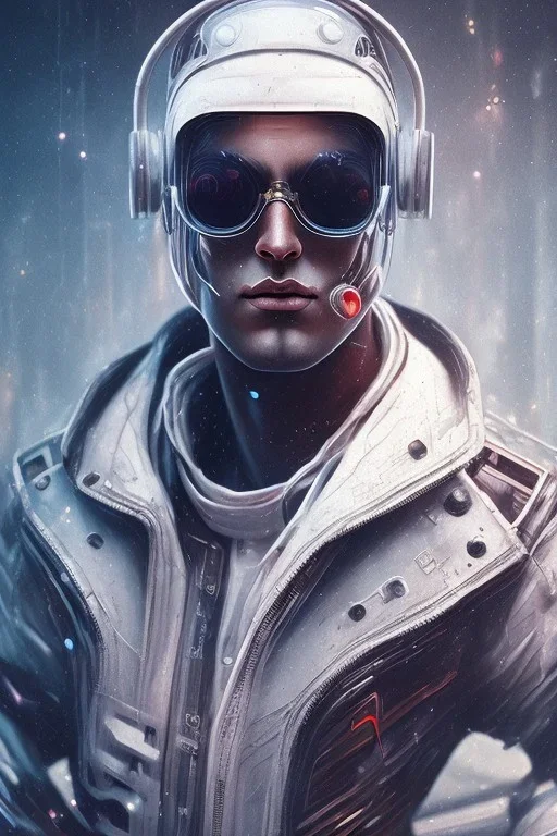 cyberpunk, head, men, portrai