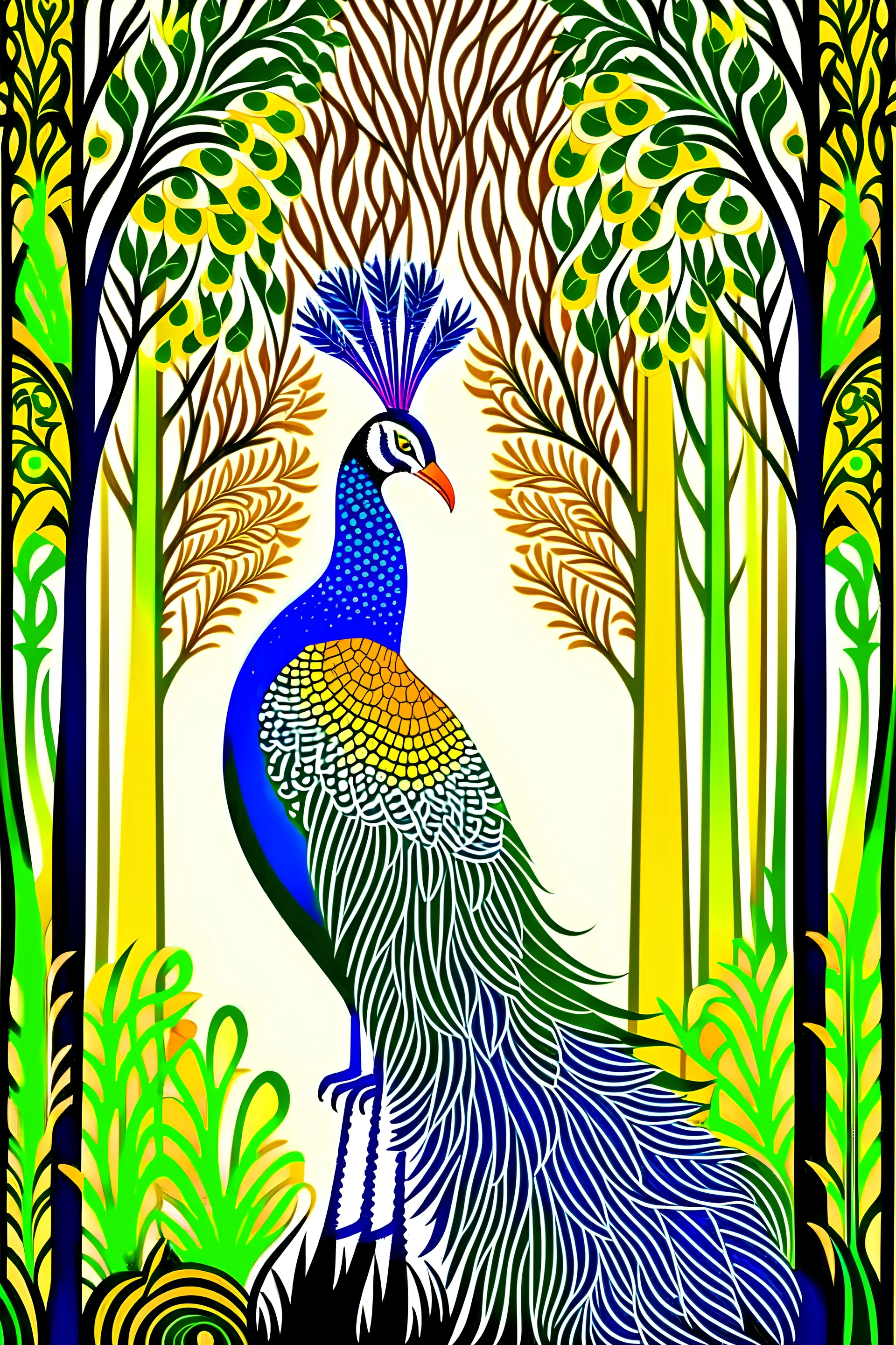 Shilpkala - Beautiful peacock #art #illustration #drawing... | Facebook