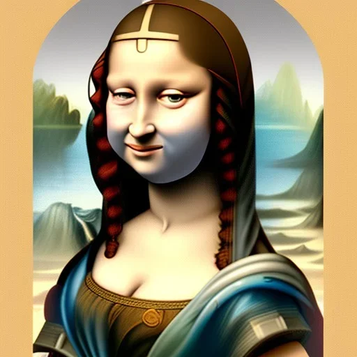 Monalisa as a Disney princess