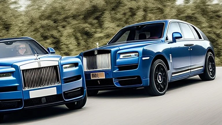 Rolls Royce Cullinan X Bugatti Veyron Hyper Sport Fusion