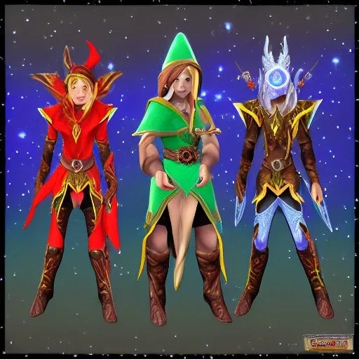 cosmic mage, elf, male, battle mage