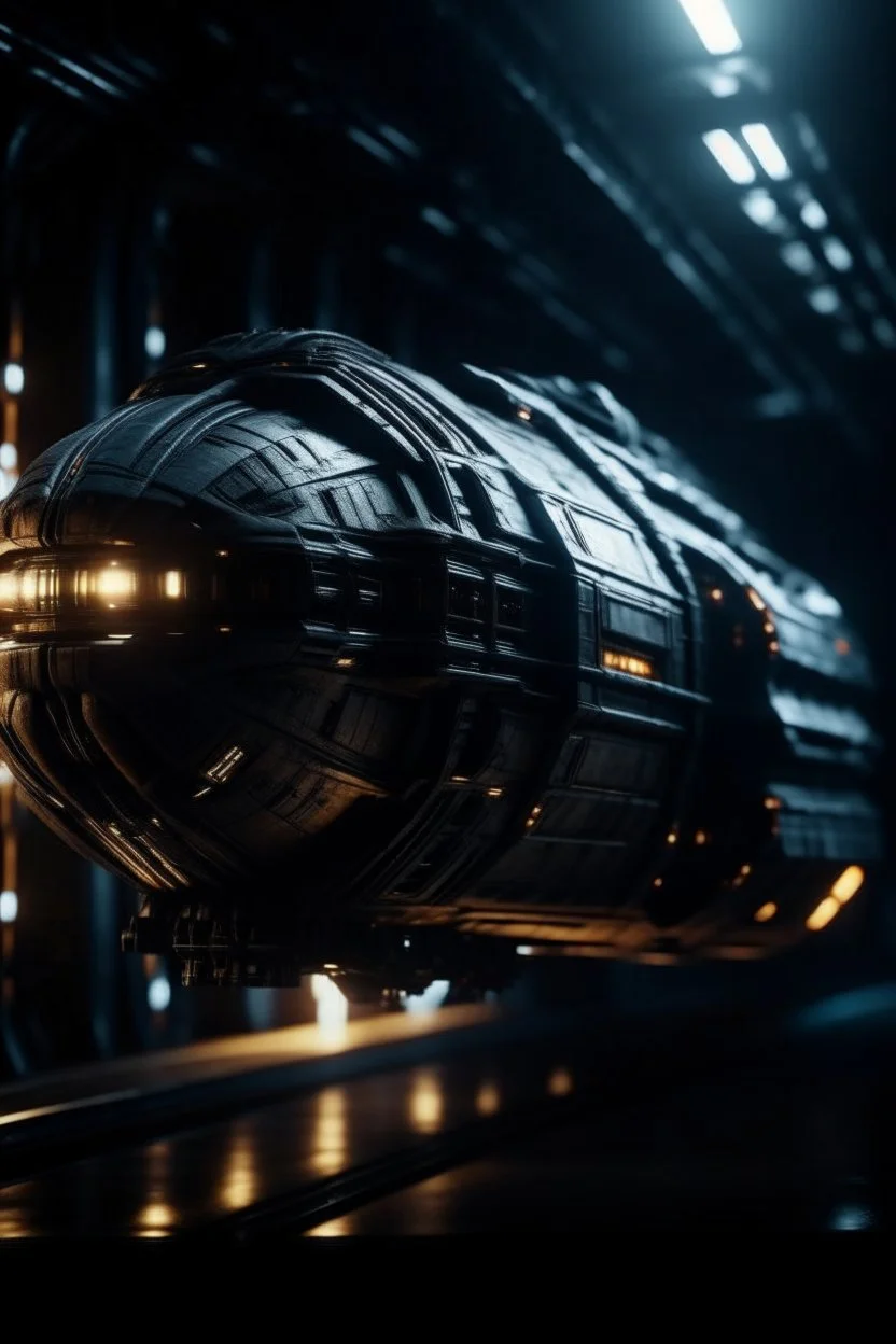 cinematic photo of a stunning spaceship