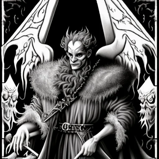 In demonology, Furfur (other spelling: Furtur, Ferthur) is a powerful Great Earl of Hell, being the ruler of twenty-six legions of demons. He is a liar unless compelled to enter a magic triangle where he gives true answers to every question, speaking with a rough voice. Furfur causes love between a man and a woman, creates storms, tempests, thunder, lightning, and teaches on secret and divine things. He is depicted as a deer or winged deer, and also as an angel. To some authors he changes from