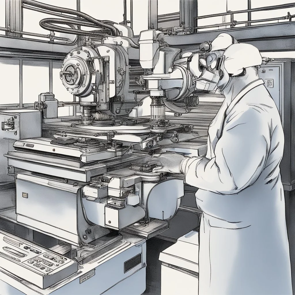 a machine tool that is talking and help the operatore