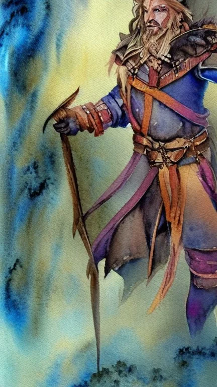 dnd, fantasy, watercolour, ilustration, dao