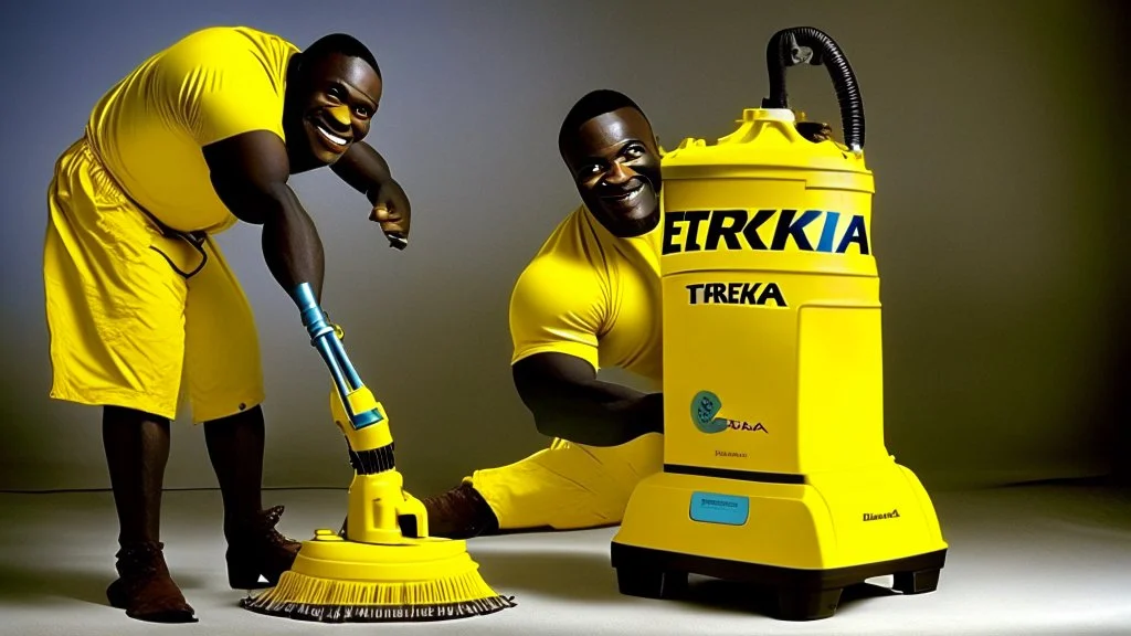 tyrone uses yellow eureka vacuum