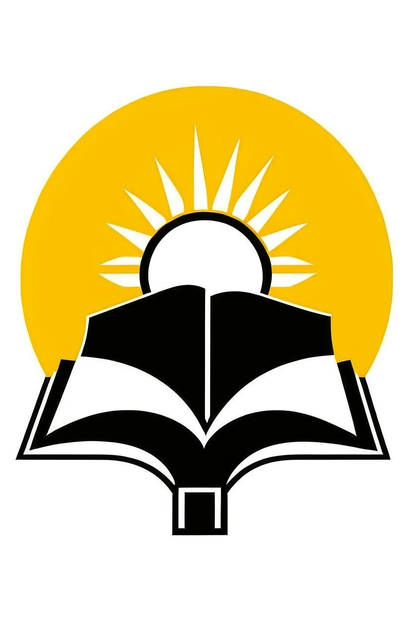 A logo consisting of a book and something that indicates learning difficulties