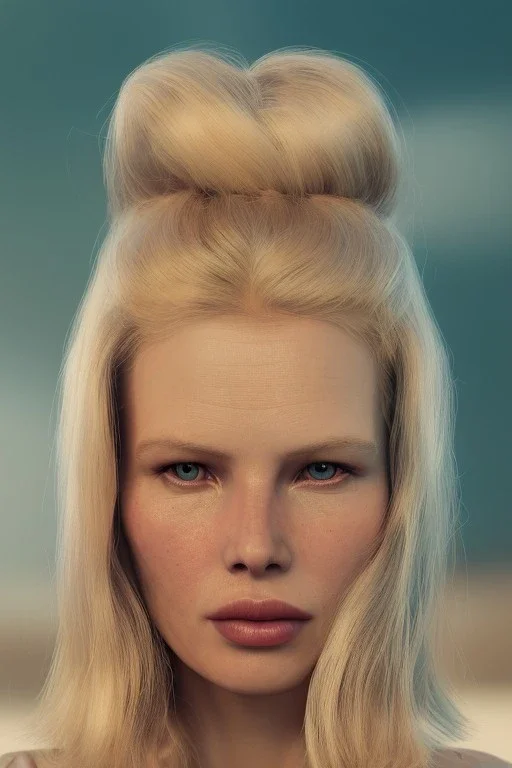 Ultra Realistic retro sci-fi scene, portrait, blonde woman, sweet young Kim Basinger face, perfect iris, glow eyes, makeup. Saturn background, Retro sci-fi style, helmet, tight latex coat, fog, rain, soft color, highly detailed, unreal engine 5, ray tracing, RTX, lumen lighting, ultra detail, volumetric lighting, 3d, finely drawn, high definition, high resolution.