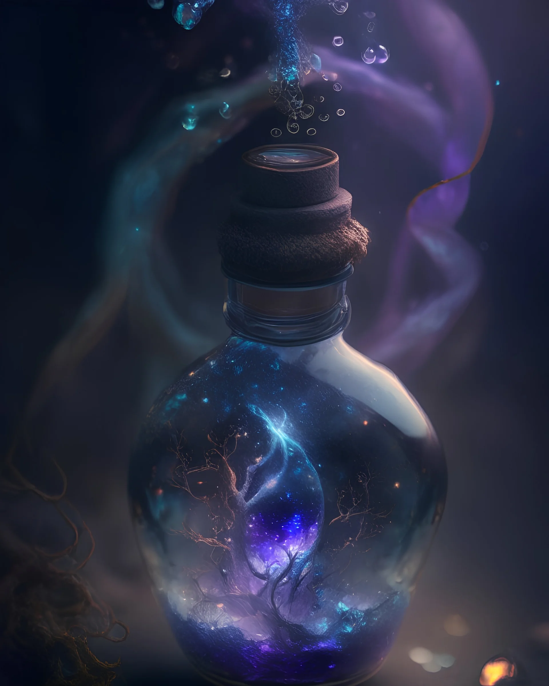 A mystical potion that grants macro photographers the ability to see and interact with the spirit world, where they can capture images of ethereal creatures.