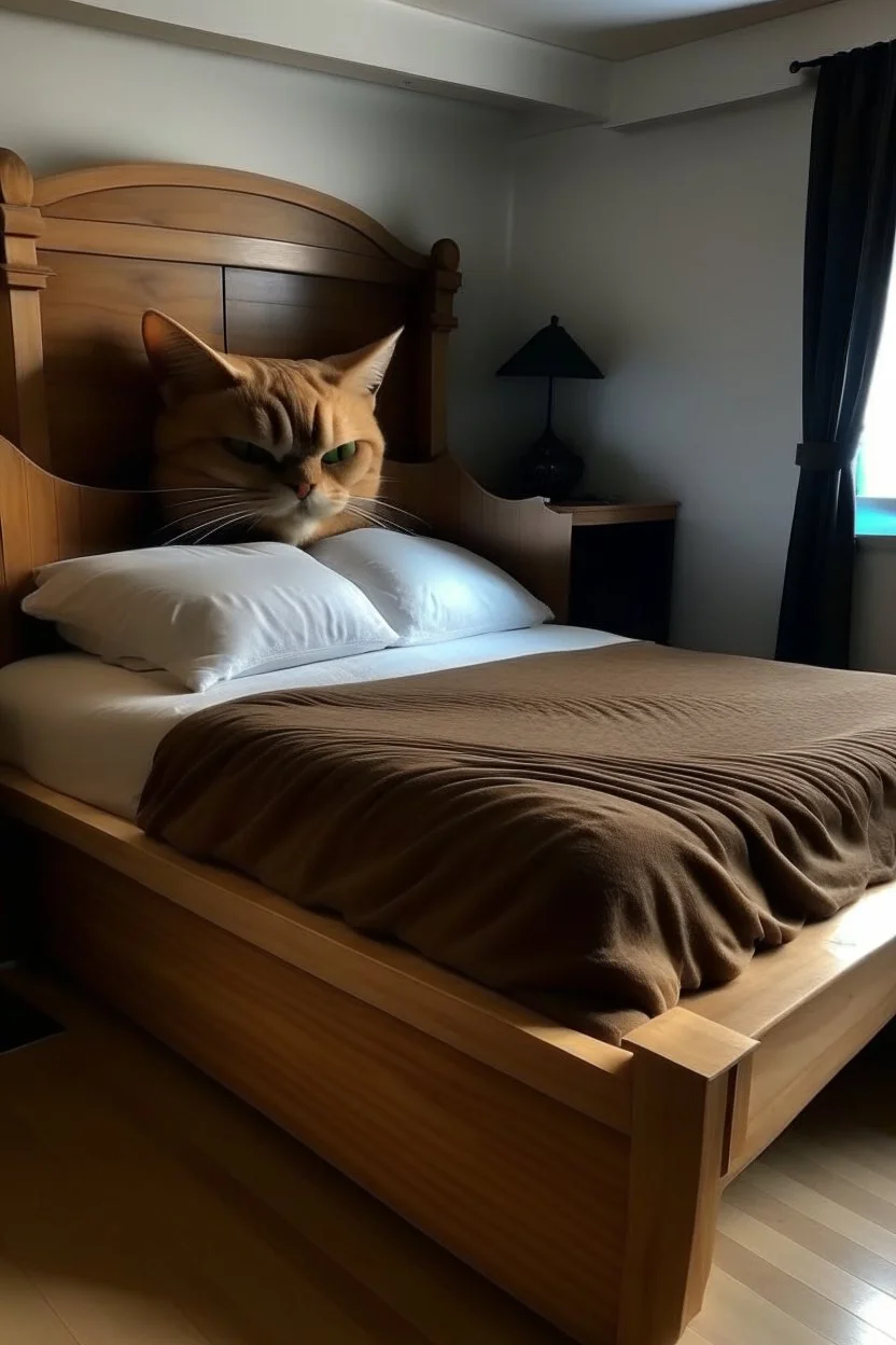 bed that is shaped like a cat