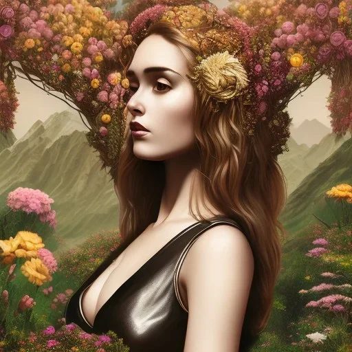 леди в кожаном,карие глаза,веснушки,блонд,вызывающая,опасная,игривая,горы,природа,цветы,в стиле стрит-стайл,ретро,калссика,кажуал,королевы Екатерины,магента,абстрактная картина,детали,текстура,портрет