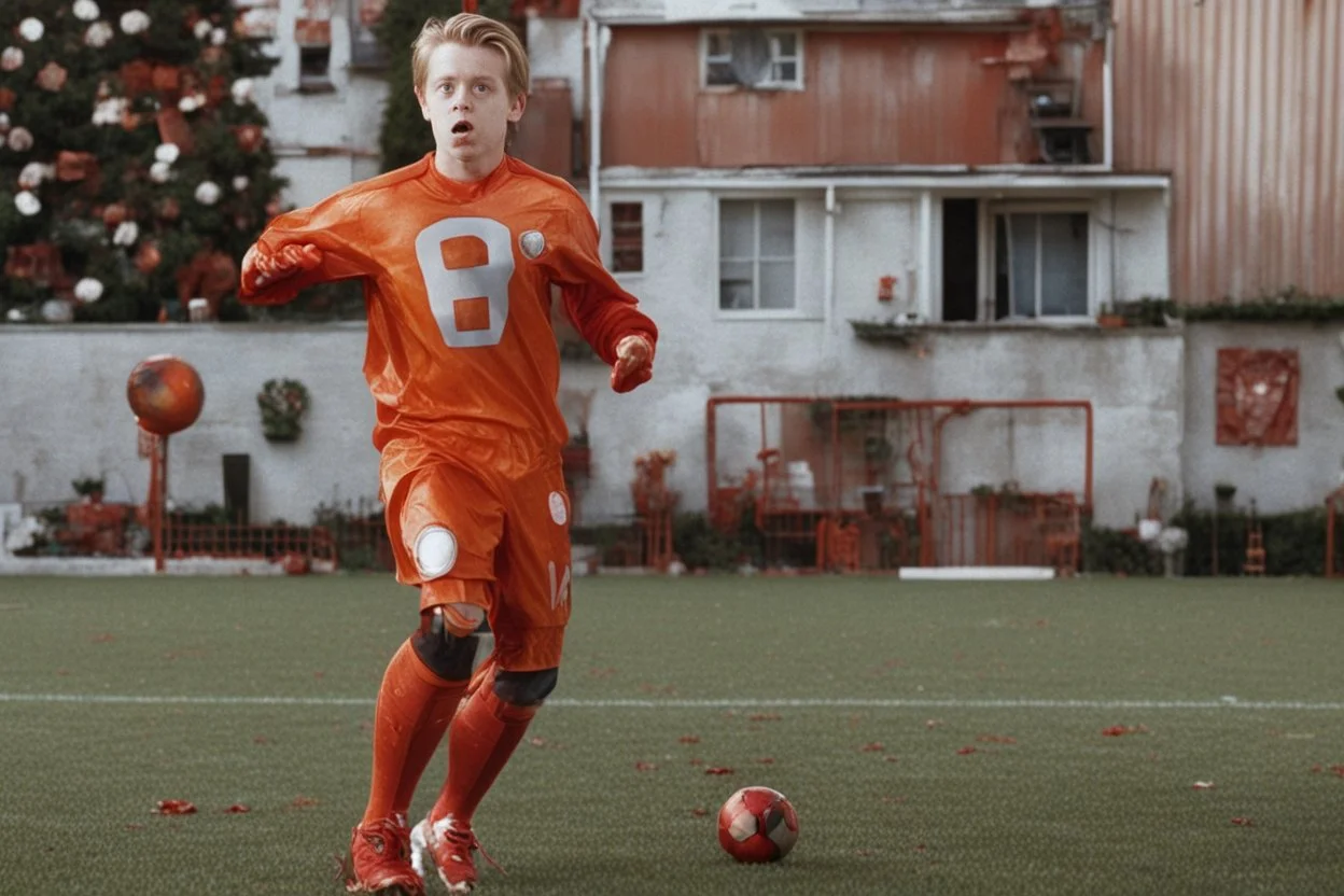 orange, soccer, Iron Man, home alone, macaulay culkin