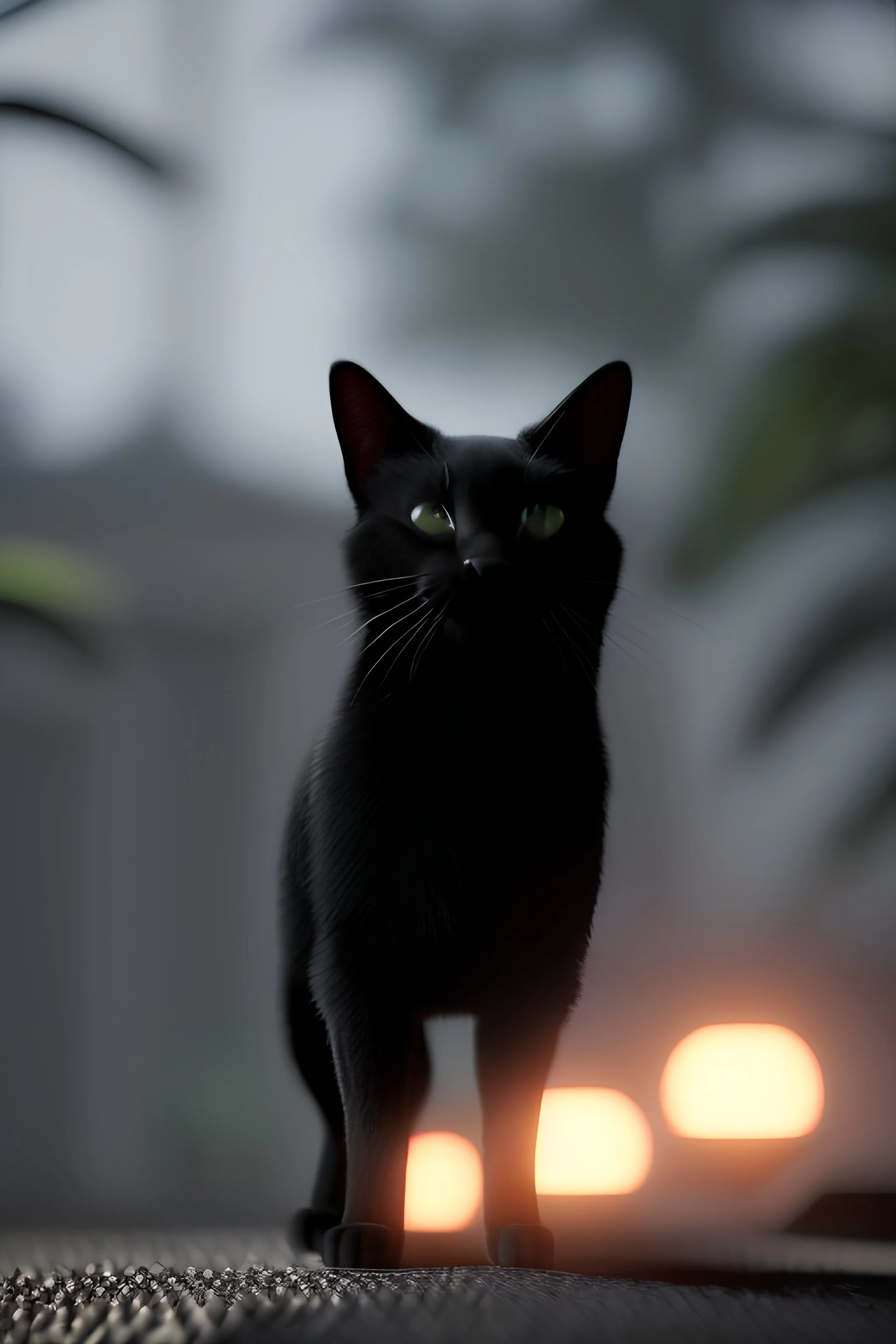 The color black