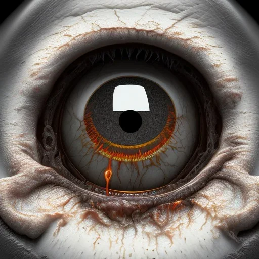 screaming face inside pupil of 2 eye, realistic, intricate, 8k resolution, high-quality, fine-detail, digital art, detailed matte, volumetric lighting, dynamic lighting, photorealistic