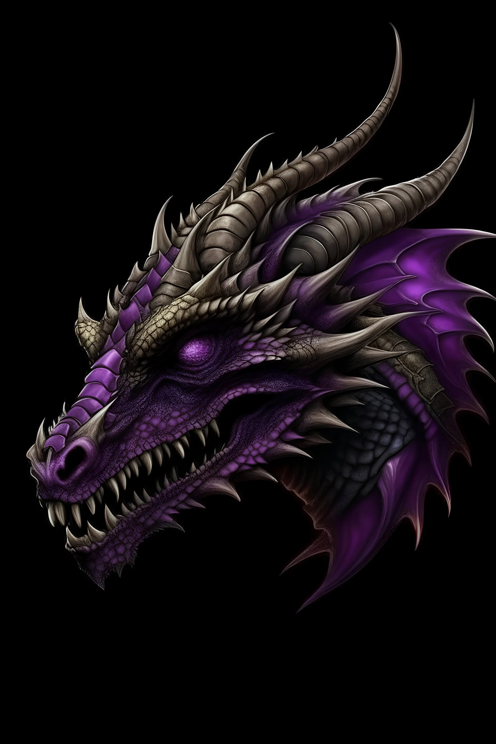 Purple Dragon popular Bust