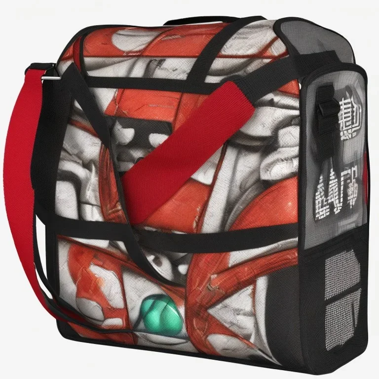 Sports bag for junk food fans