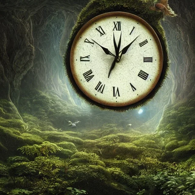 a gorgeous, stunning clock as biosphere, earth and sky, 8k resolution, high-quality, fine-detail, photorealistic, intricate, digital art, detailed matte, volumetric lighting, illustration, 3D octane render, brian froud, howard lyon, George Grie, Ben Goossens, greg rutowski, annie stokes