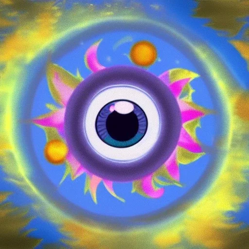 eye sun moon