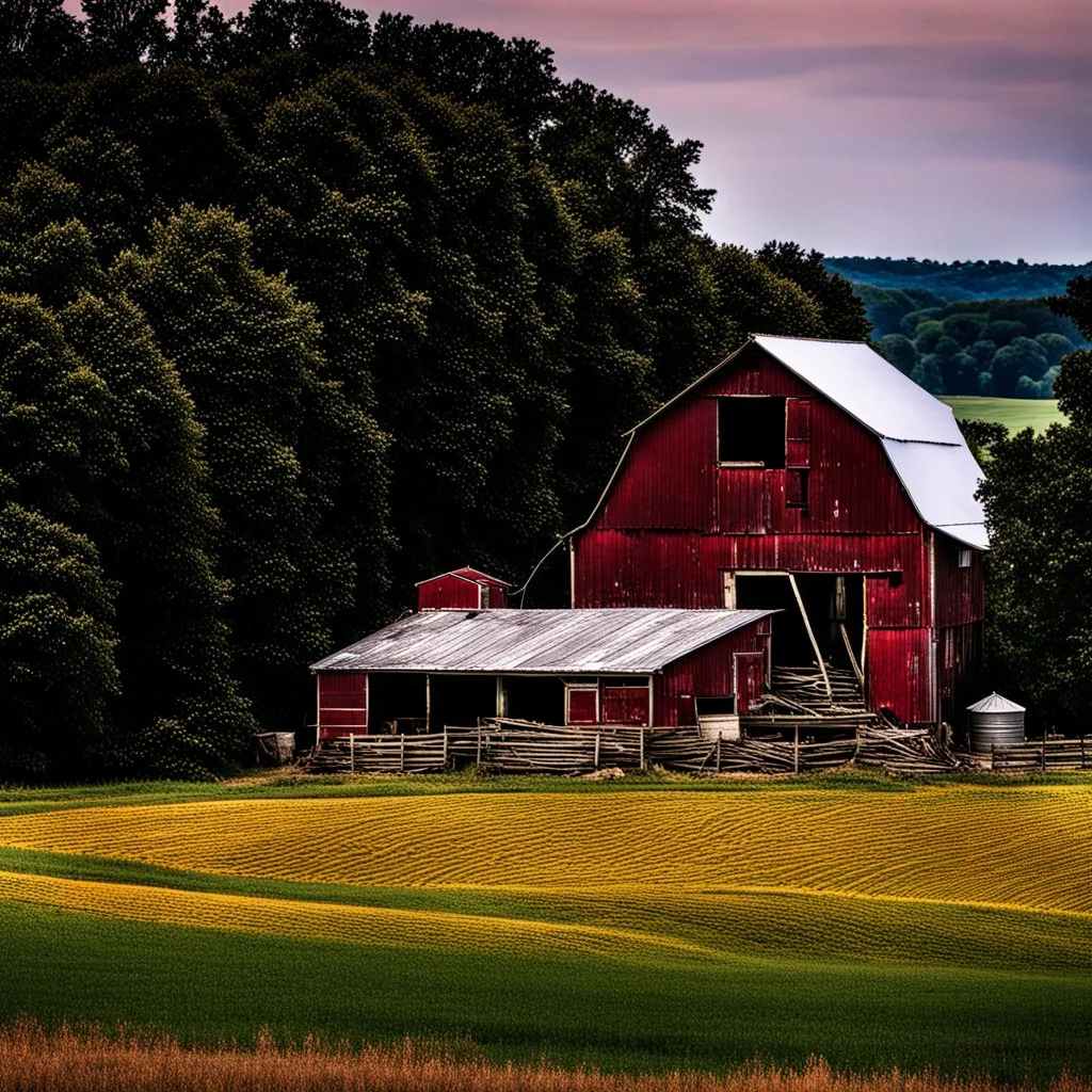 A farm in the Missouri Ozarks