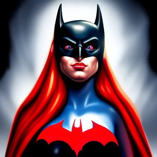 ultra detailed portrait of busty beautiful Batwoman , extremely detailed digital painting, extremely detailed face,crystal clear eyes, in the style of robert e howard and pablo oliveira and Ken Kelley and Keith Parkinson ,mystical colors,perfectly centered image, perfect composition, rim light, beautiful lighting,8k, stunning scene, raytracing