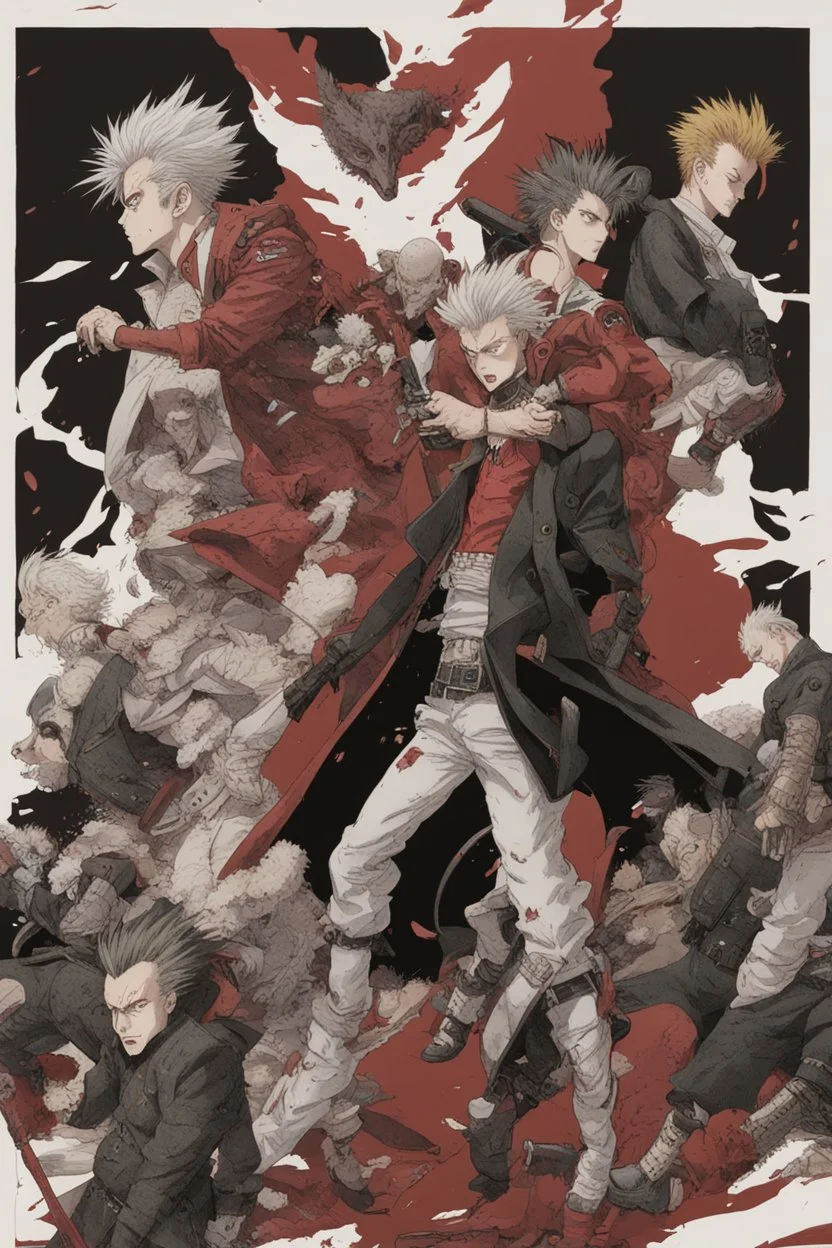 The Vash Stampede in the blood