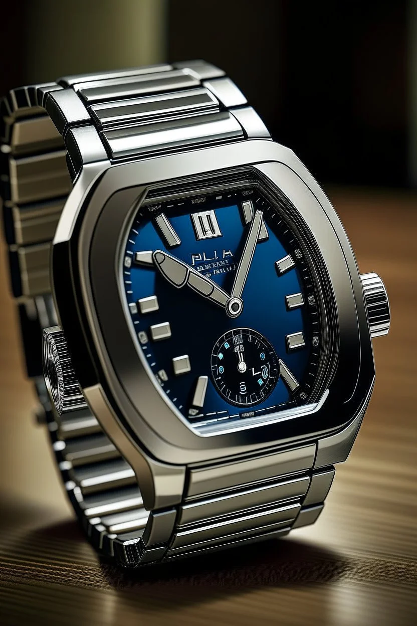 Generate a dynamic and realistic image of the Patek Philippe 5711P watch in motion. Show the watch on someone's wrist as they engage in a lively activity, capturing the realistic movement and reflections. Emphasize the watch's stability and enduring elegance even in dynamic scenarios.
