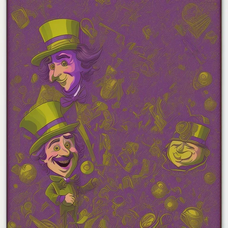 willy wonka fabric