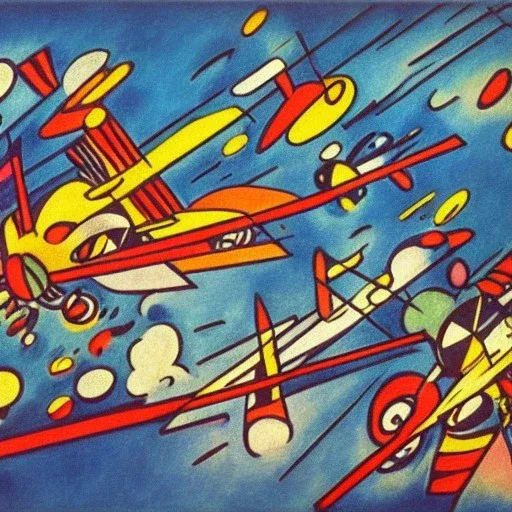 Dastardly and Muttley in their Flying Machines by kandinsky