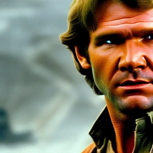 super photorealistic photo of Han Solo in star wars, intricate, headshot, highly detailed, sharp focus, cinematic lighting,