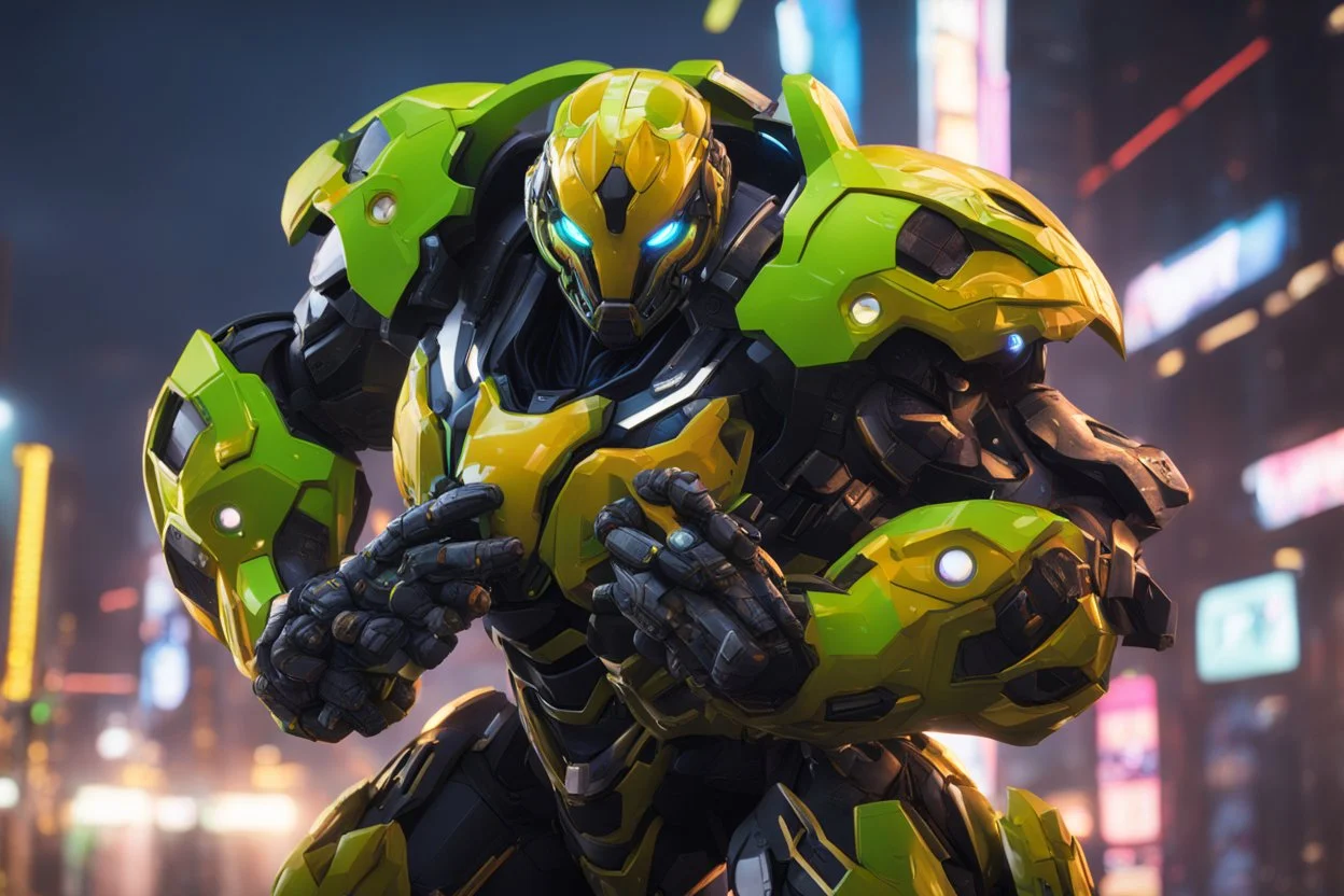 orisa in 8k anime cgi artstyle, venom them, neon effect, close picture, rain, apocalypse, intricate details, highly detailed, high details, detailed portrait, masterpiece,ultra detailed, ultra quality
