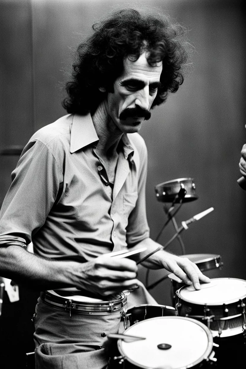 Frank zappa playing bongos