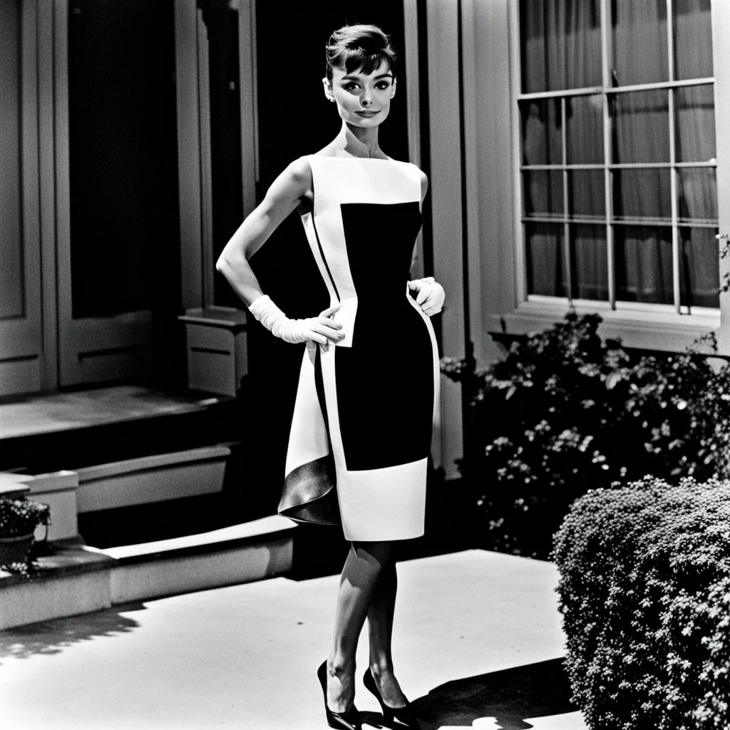 Audrey Hepburn with an hourglass figure.