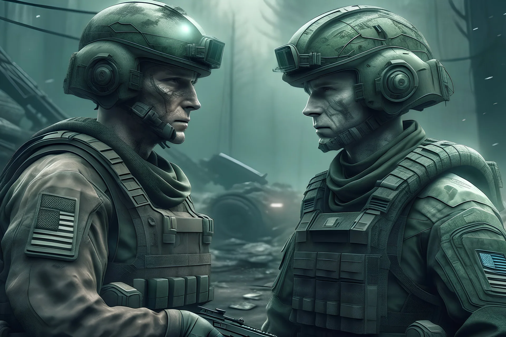 Telepathy between Soldiers in future year 6200
