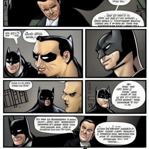 Bashar al-Assad in the character of Batman