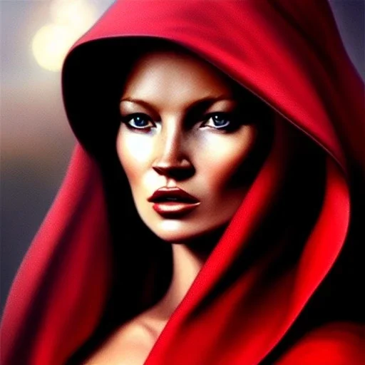 Ultra detailed fullbody Portrait in oil on canvas of young KATE MOSS as busty Red Riding Hood wearing minimal skintight suit,intense stare,wearing tight corset,extremely detailed digital painting, extremely detailed face,crystal clear Big eyes, mystical colors ,perfectly centered image, ,perfect composition, rim light, beautiful lighting,masterpiece,16k, stunning scene, raytracing,anatomically correct, in the style of robert e howard and Ken Kelley and Ohrai Noriyoshi and Simon Bisley