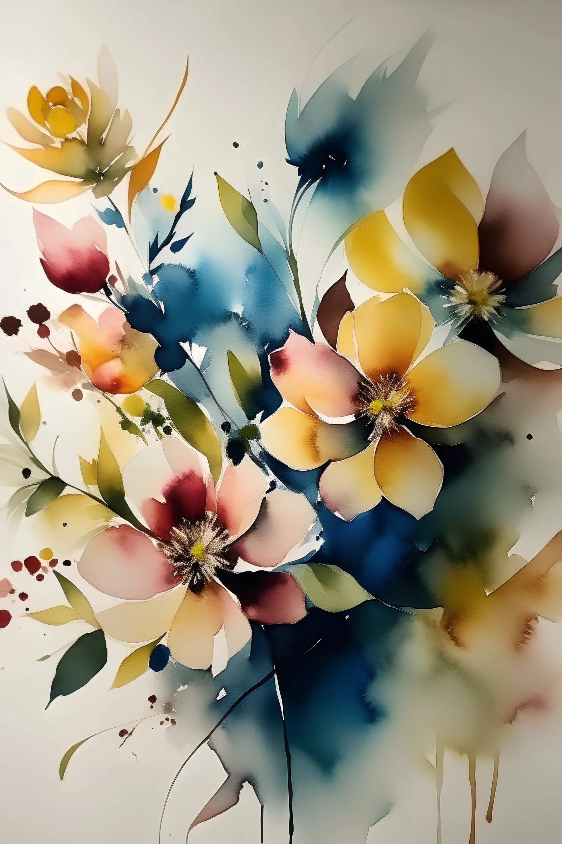 water color floral paintings