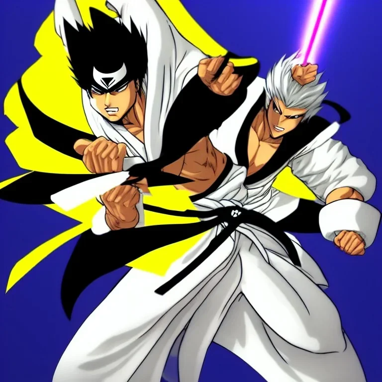 bankai, male, super hero, hadouken