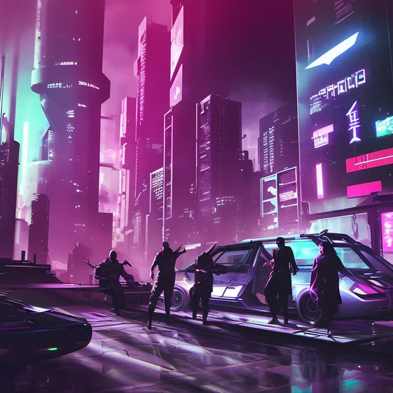 Cyberpunk party