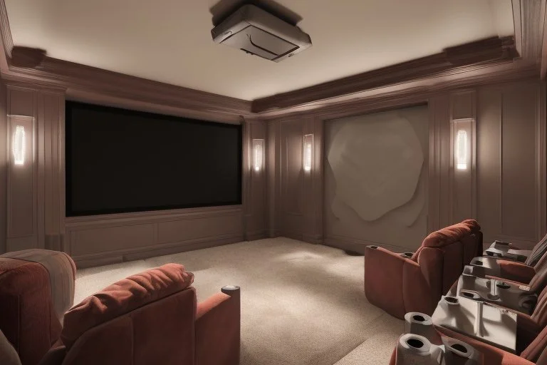 a dedicated home cinema room