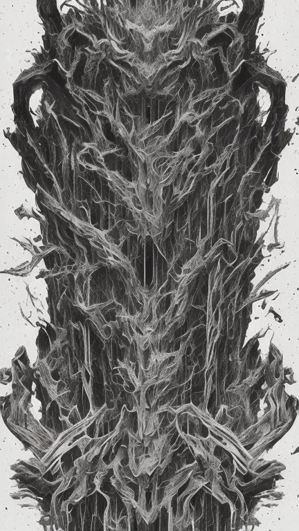 Your phone's background image represents an extremely dark and mysterious scene. The image features a pitch-black background, creating an aura of mystery and intrigue. Deep within the image, a cryptic monster is faintly visible, sporting a sly smile on its face. The monster's features appear enigmatic and profound, capturing the viewer's attention and arousing curiosity. The monster is subtly portrayed in the image, making it seem like a part of another mysterious world. The dark colors and dee