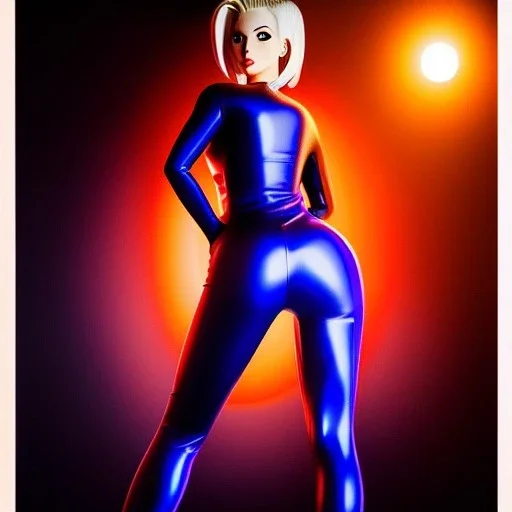 Ultra detailed fullbody Portrait in oil on canvas of beautiful fit busty Android 18 ,wearing minimal skintight suit, extremely detailed digital painting, extremely detailed face,crystal clear Big Glowing eyes, mystical colors ,perfectly centered image, perfect composition, rim light, beautiful lighting, 8k, stunning scene, raytracing, anatomically correct, in the style of robert e howard and Ken Kelley and Ohrai Noriyoshi and Simon Bisley and tomzj1