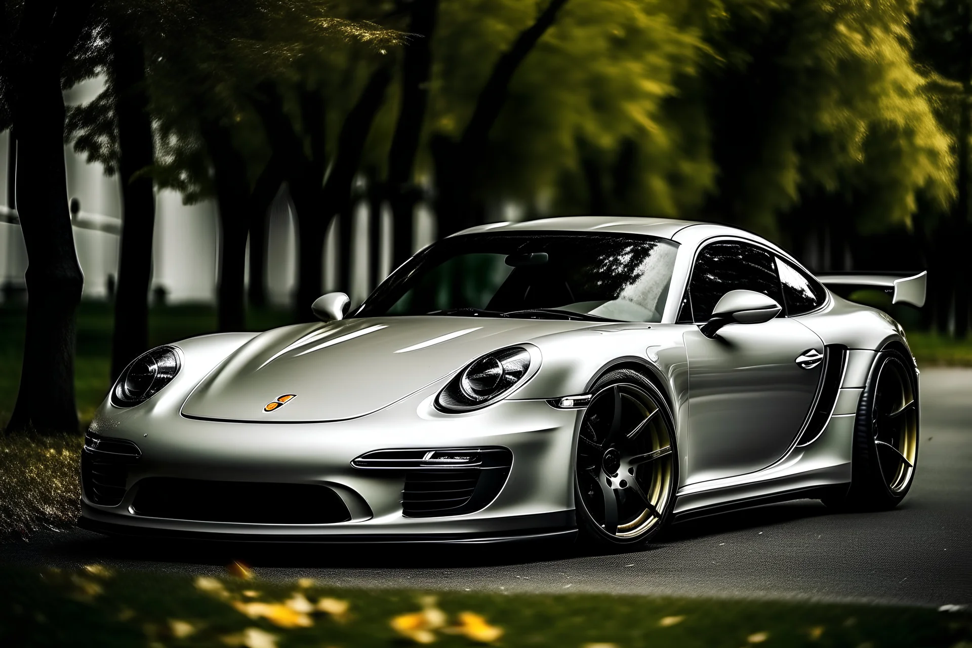 Modern modified Porsche