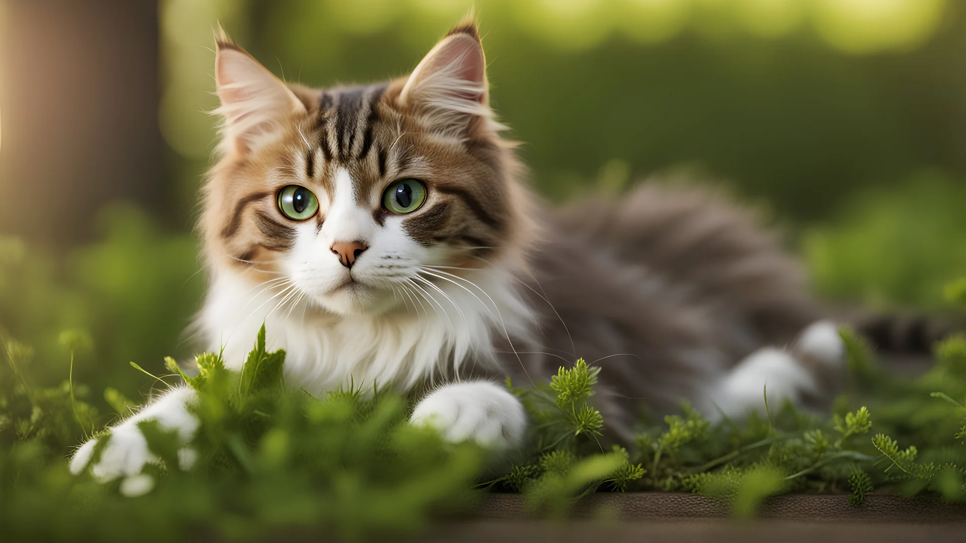Pet cat