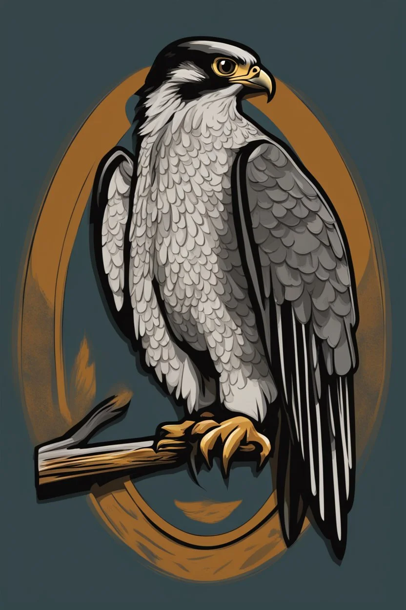 "Create a transparent digital art logo featuring the Peregrine Falcon. Showcase the falcon in flight, capturing its elegance. Ensure the design seamlessly blends with various backgrounds, making it versatile for multiple applications."