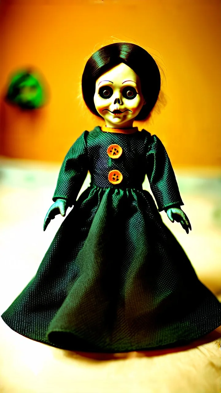 Creepy halloween doll