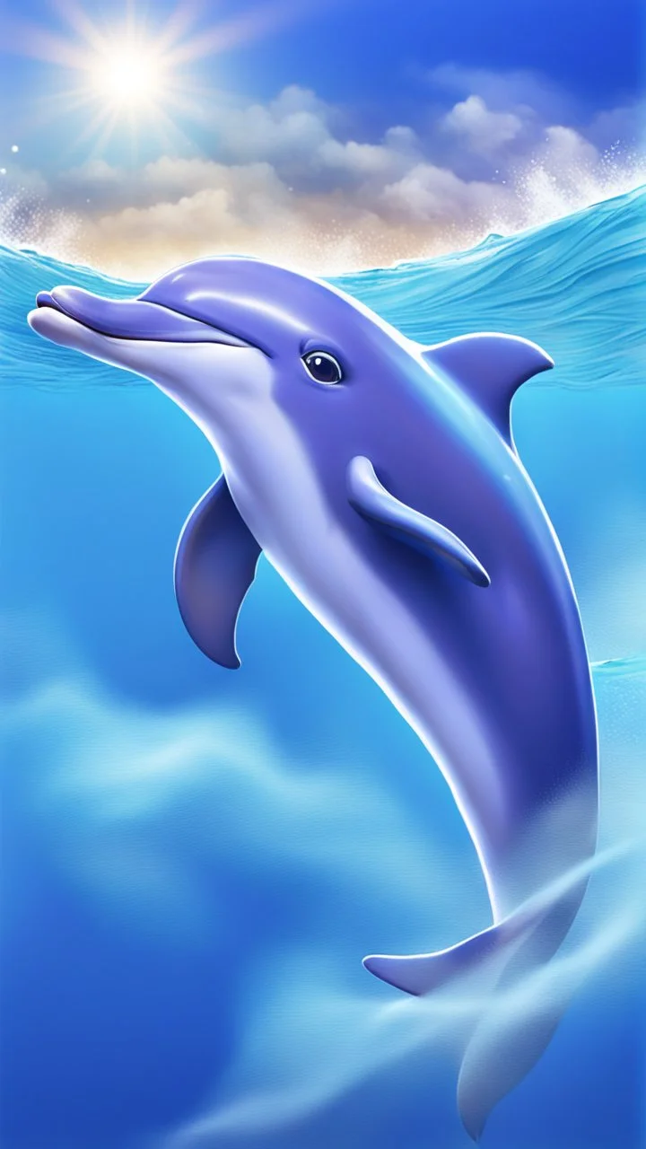 here was a dolphin named Flipper who lived in the ocean. Flipper was a very playful dolphin and he loved to swim and jump in the waves