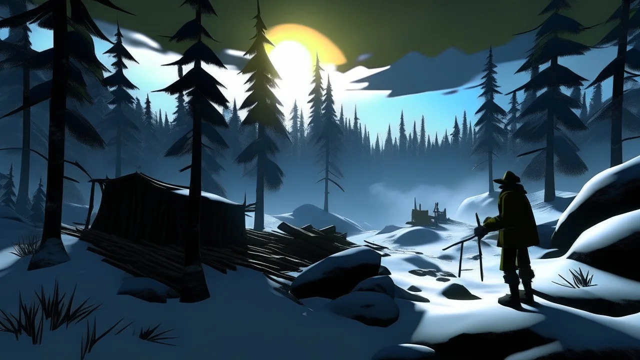 выживание в игре The long dark, утро