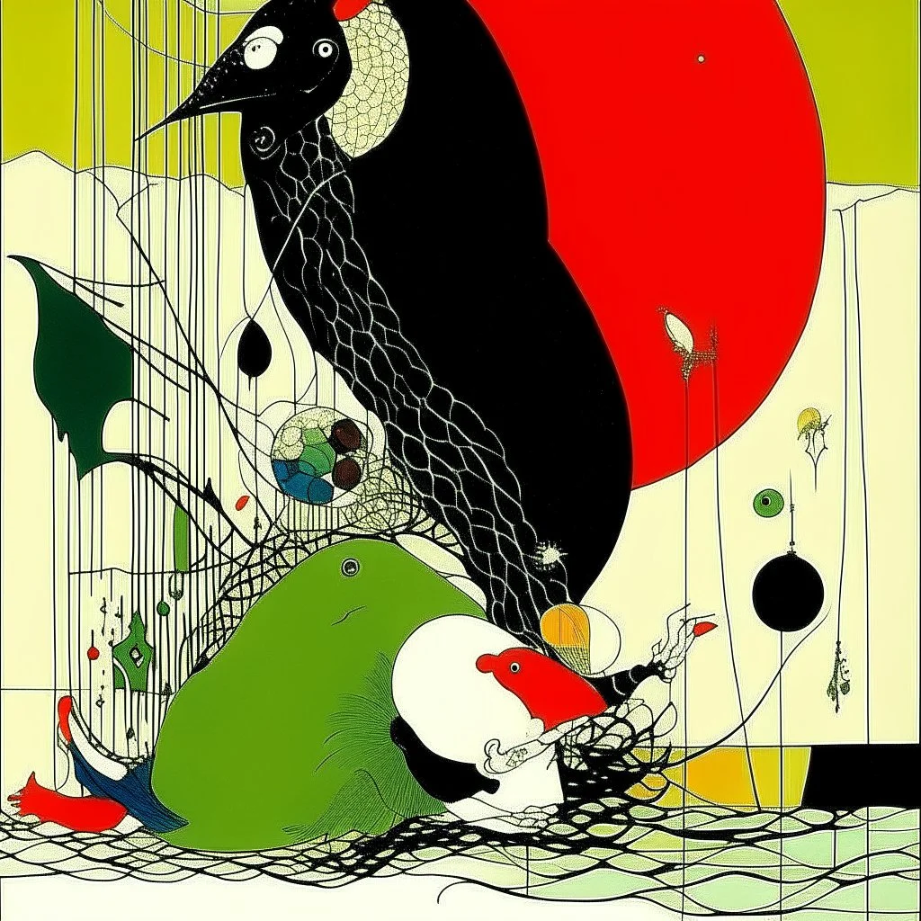 Global warming graph schema, abstract surrealism, by Graham Sutherland and Arthur Secunda, The curse of adverse suggestion, by Victor Pasmore and Tracey Adams, mind-bending illustration hiper detailed alusive and explicite