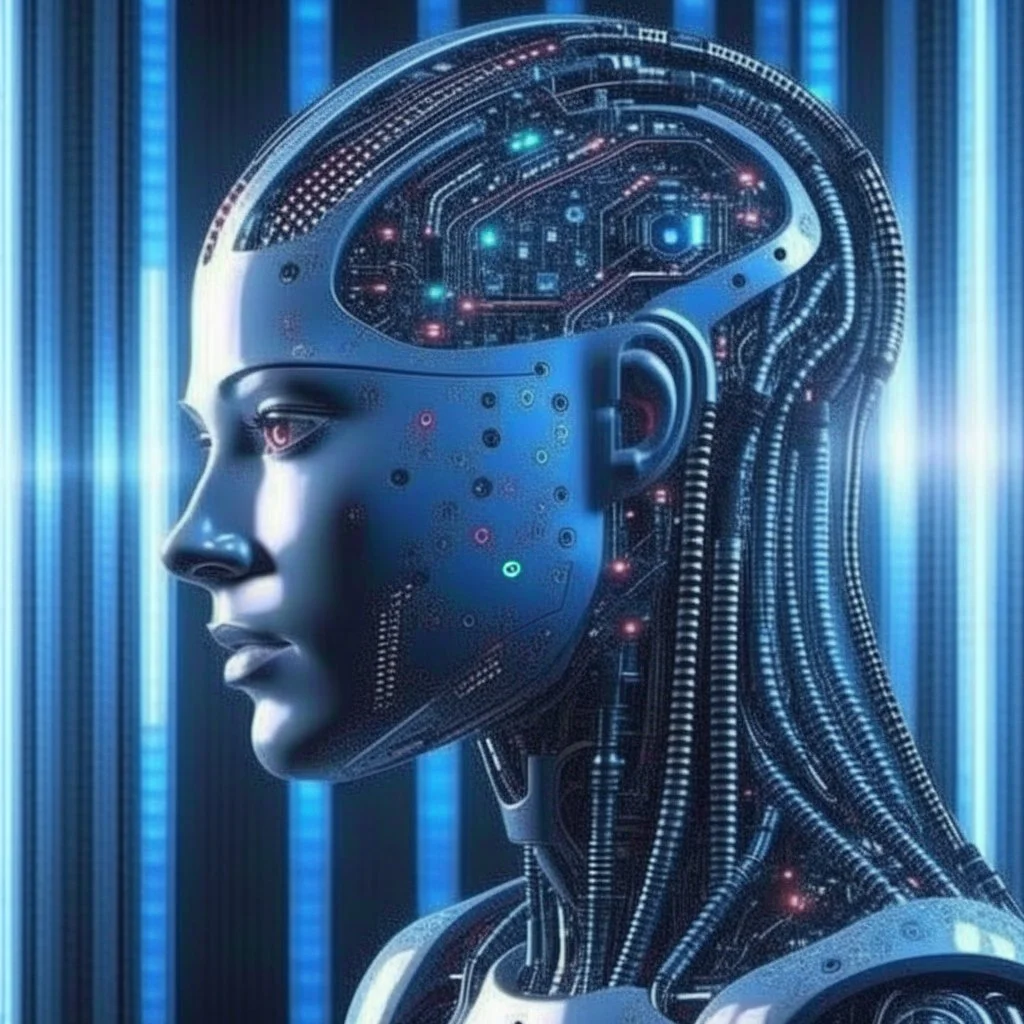 Technology of the future Show the world what it will be like when artificial intelligence comes